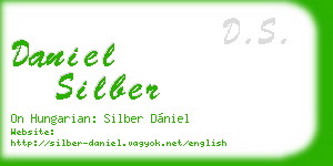 daniel silber business card